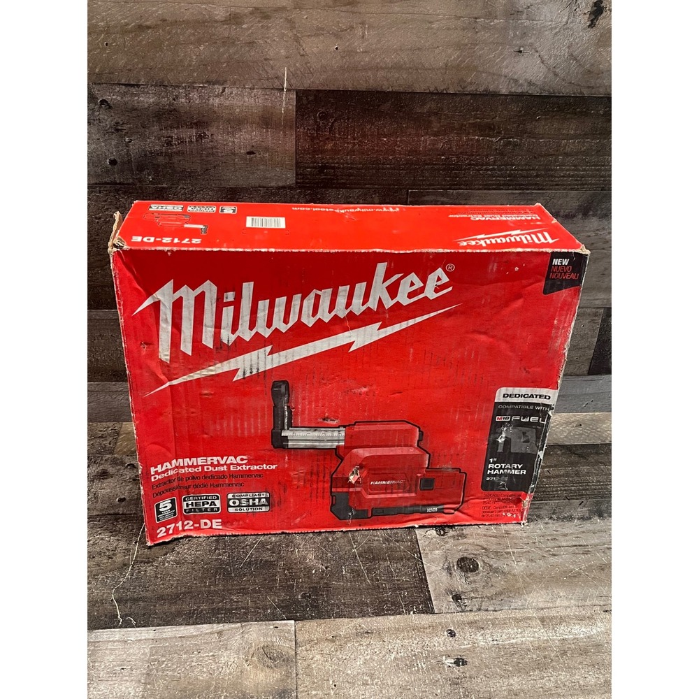 Milwaukee 2712-DE M18 FUEL HAMMERVAC Dedicated Dust Extractor HEPA Filter
